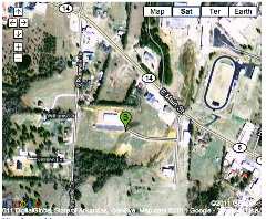 Google Satellite map of Mountain View Campus