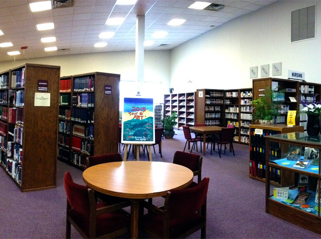 inside image of the Library