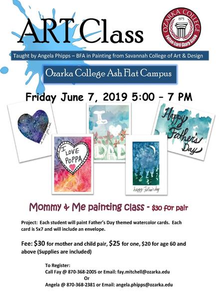 Art Class in Ash Flat