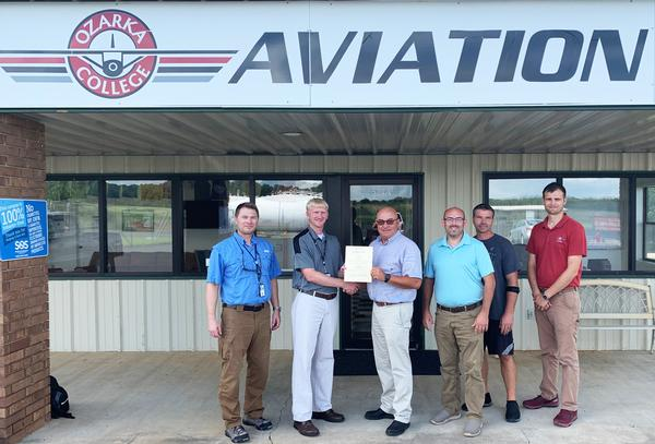 Ozarka College's Aviation Program Receives Renewed Certification from FAA