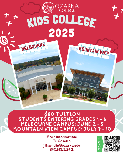 Sign Up for Kids College This Summer