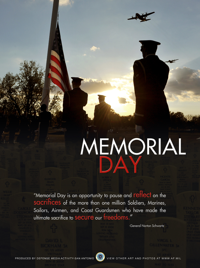 In 1971, Congress declared Memorial Day a national holiday to be In 1971, Congress declared Memorial Day a national holiday to be